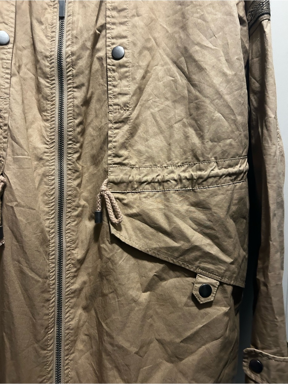 Merona Tan Military-Style Utility Jacket - Picture 3 of 7